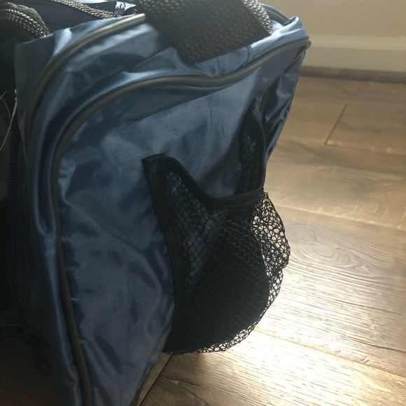 Navy zippered tote bag - Picture 3 of 4